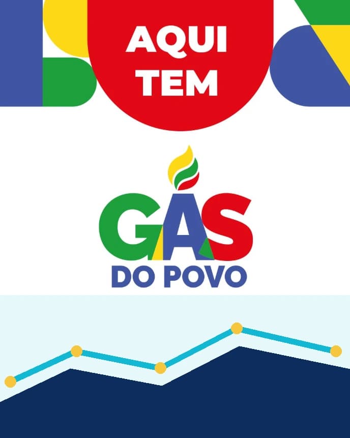 Selo do programa Gás do Povo: aqui tem atendimento credenciado.